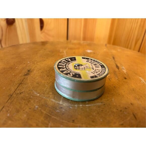 Vintage Sorority Face Powder Box By Buerger,  Denver (8273) - Picture 5 of 7